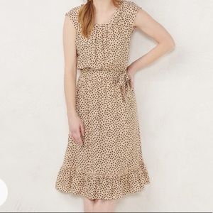 LC Lauren Conrad Pleat Neck Dress